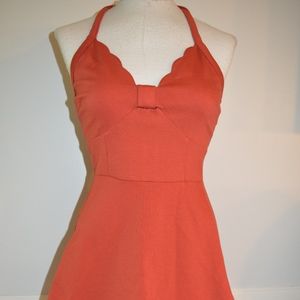 S Miami Sweetheart Halter Mini dress